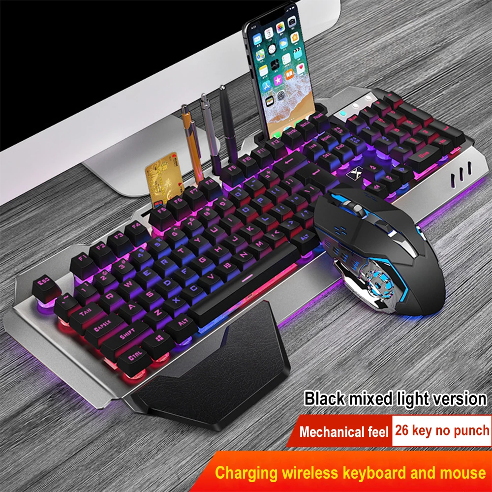 Gaming Keyboard And Mouse Set - K680 Rechargeable 2.4G wireless keyboard and