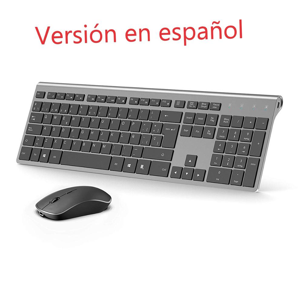 Gaming Keyboard And Mouse Set - Wireless Keyboard and Mouse Set Spanish