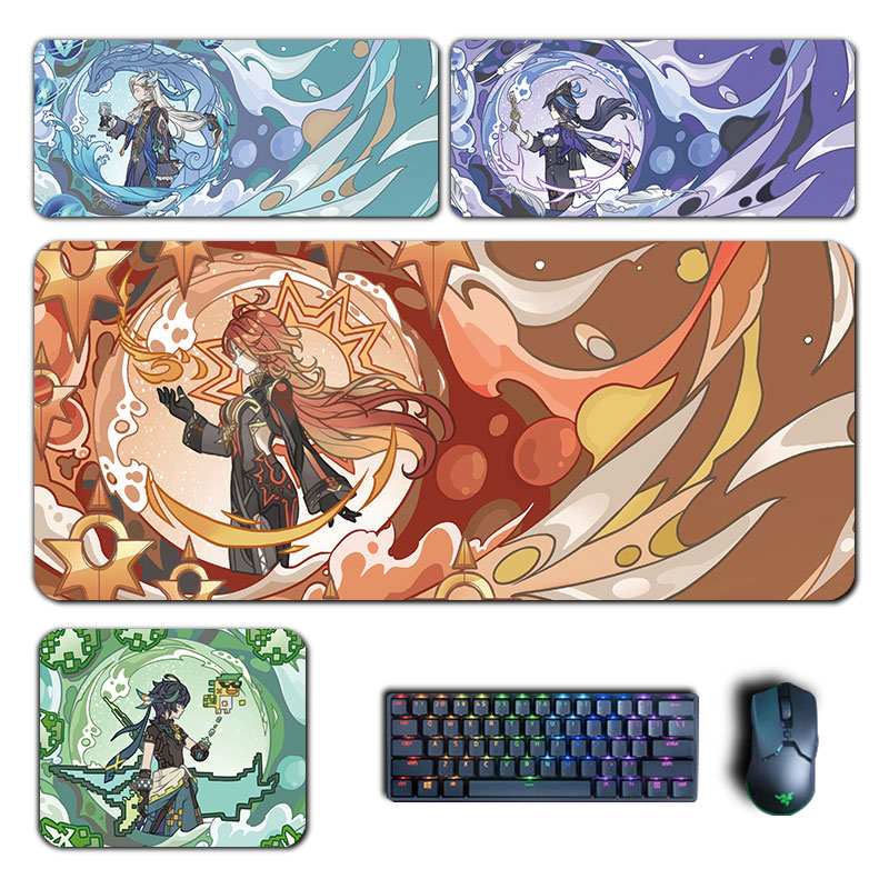 Gaming Keyboard And Mouse Pad - Anime Genshin Impact Mouse Pad Hu
