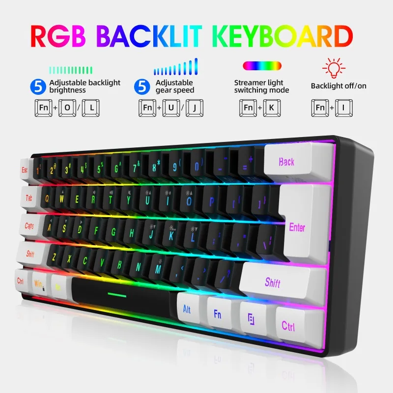 Keyboard and Mouse 60% Compute - Gaming Keyboard And Mouse Set recension och pris