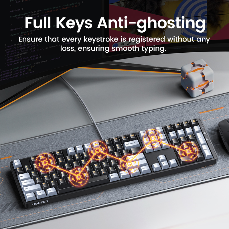 UGREEN Mechanical Keyboard 108 - Keyboard Gaming Mac recension och pris