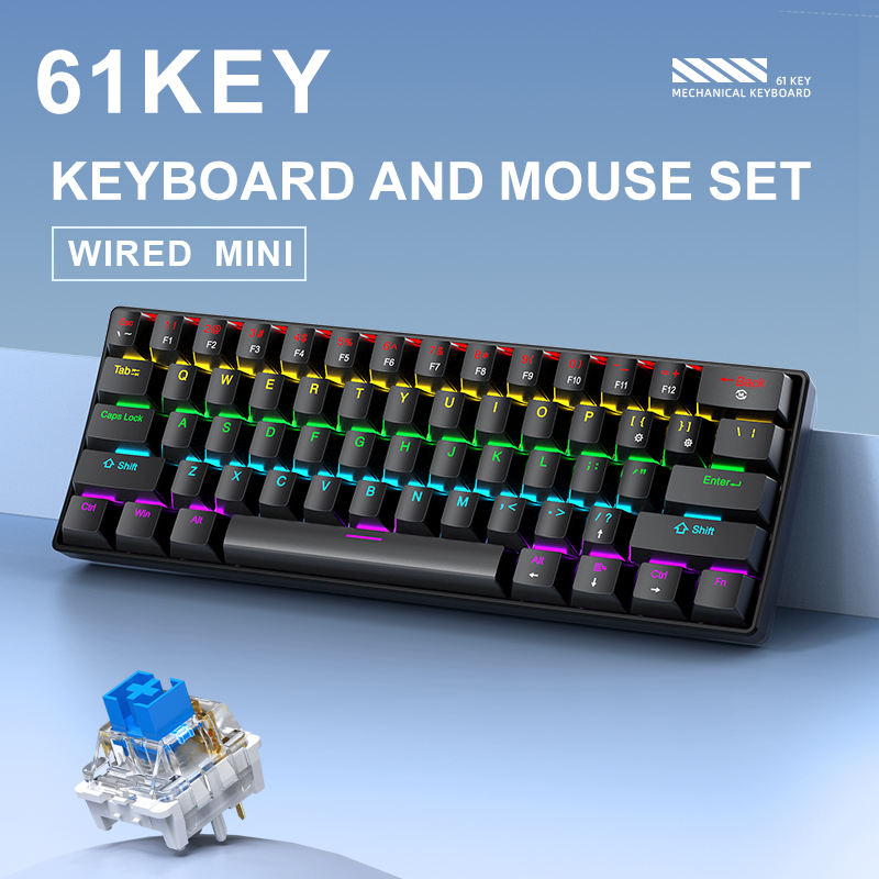 APAYADO K61 Mini Mechanical Ke - Gaming Keyboard Thocky recension och pris