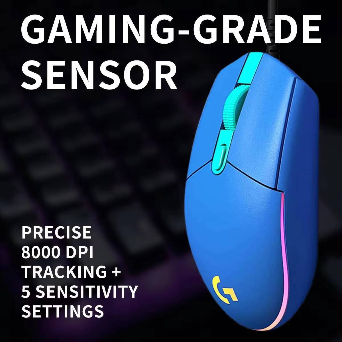 Logitech G203 Wired RGB Gaming - Logitech Mouse G203 recension och pris