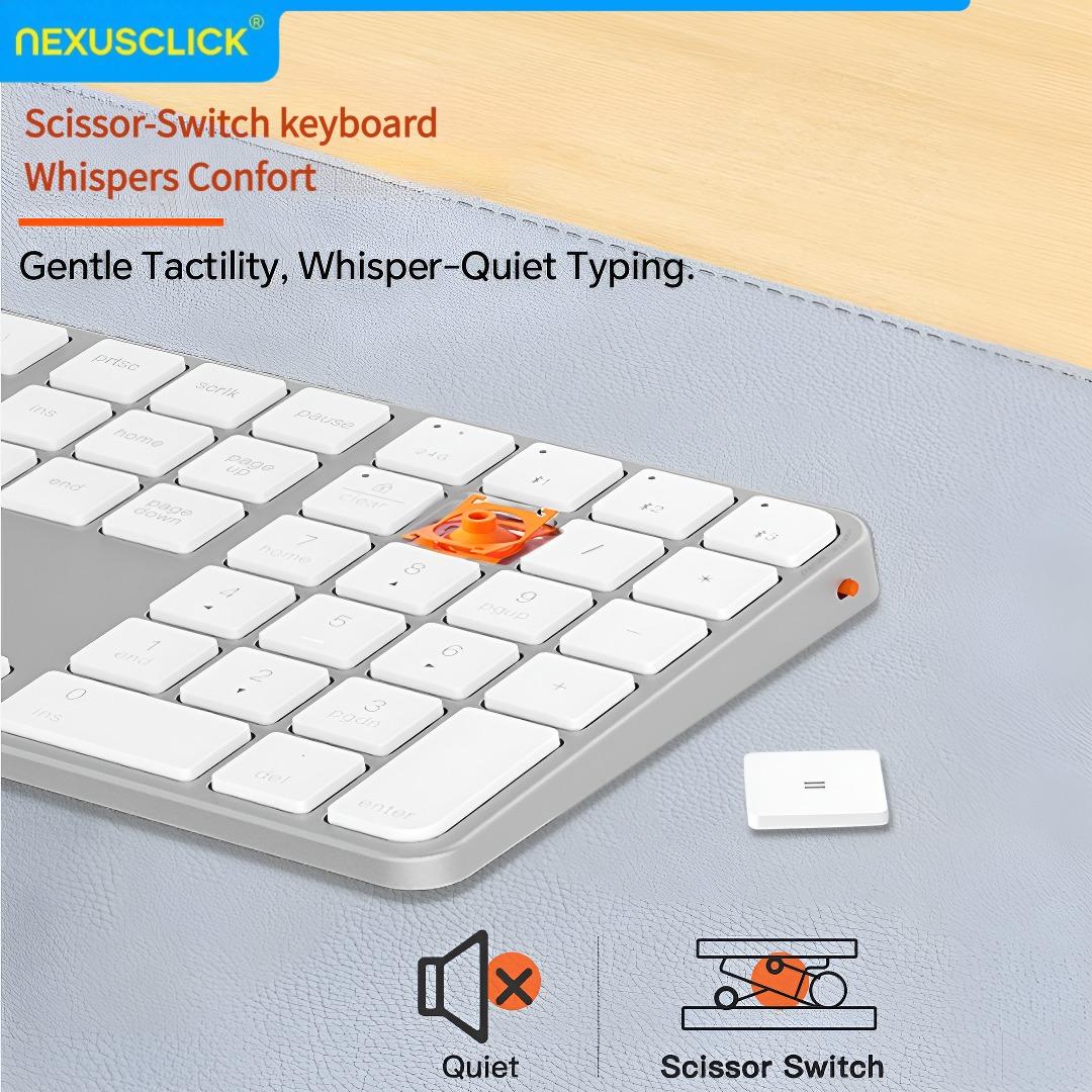 NexusClick Rechargeable Wirele - Keyboard Gaming Mac recension och pris