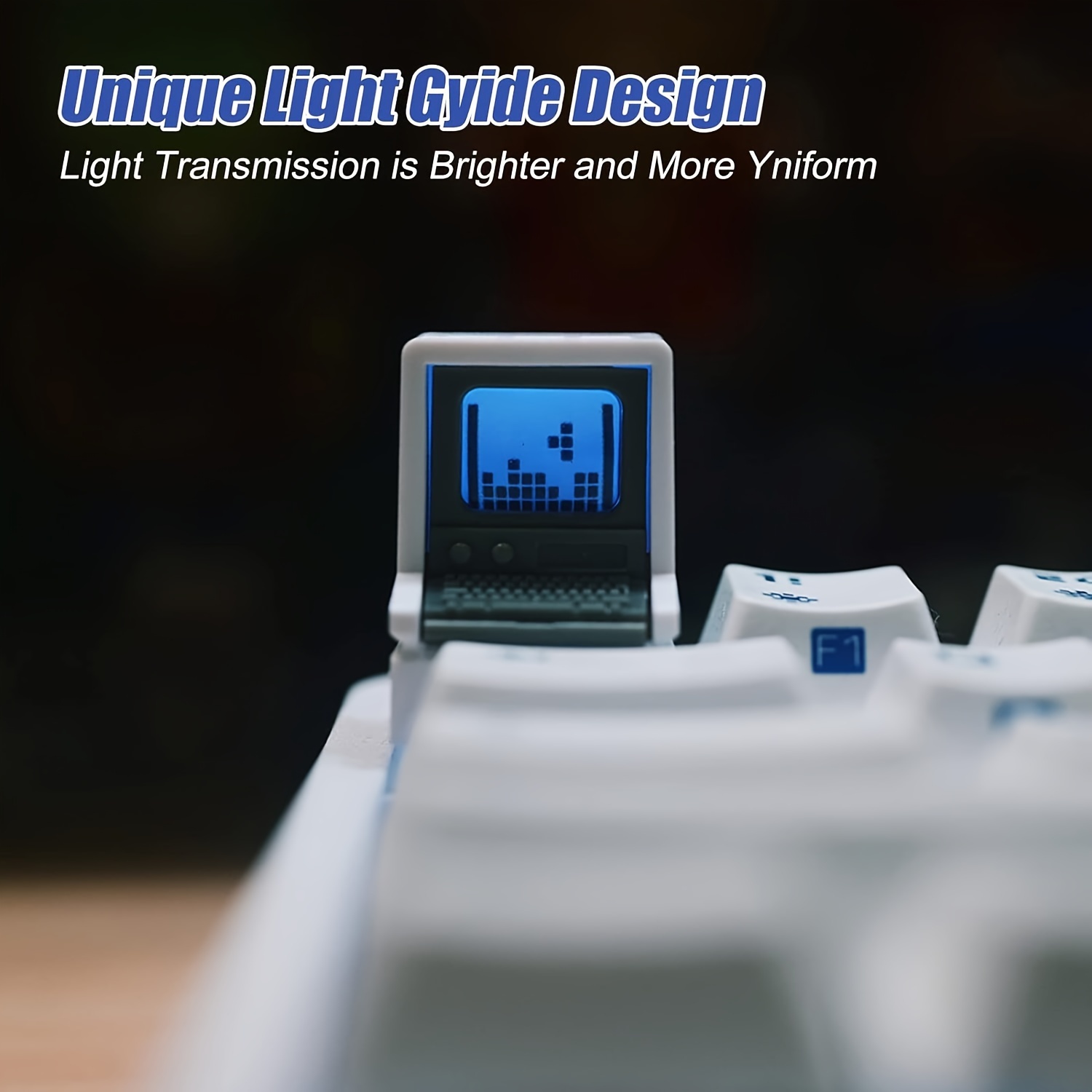 Retro Mac-Inspired Keycaps Dou - Keyboard Gaming Mac recension och pris
