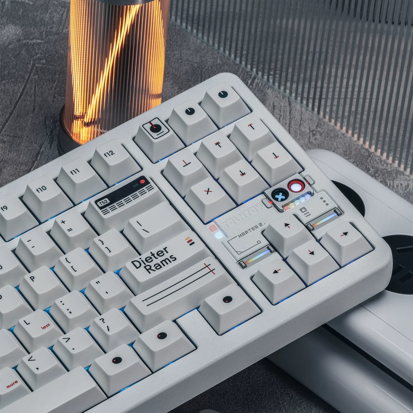 144 Keys Dieters White Keycaps - Keyboard Gaming Mac recension och pris