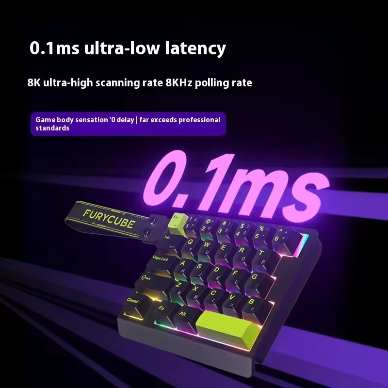 FURYCUBE M30HE Magnetic Switch - Gaming Keyboard Hand recension och pris