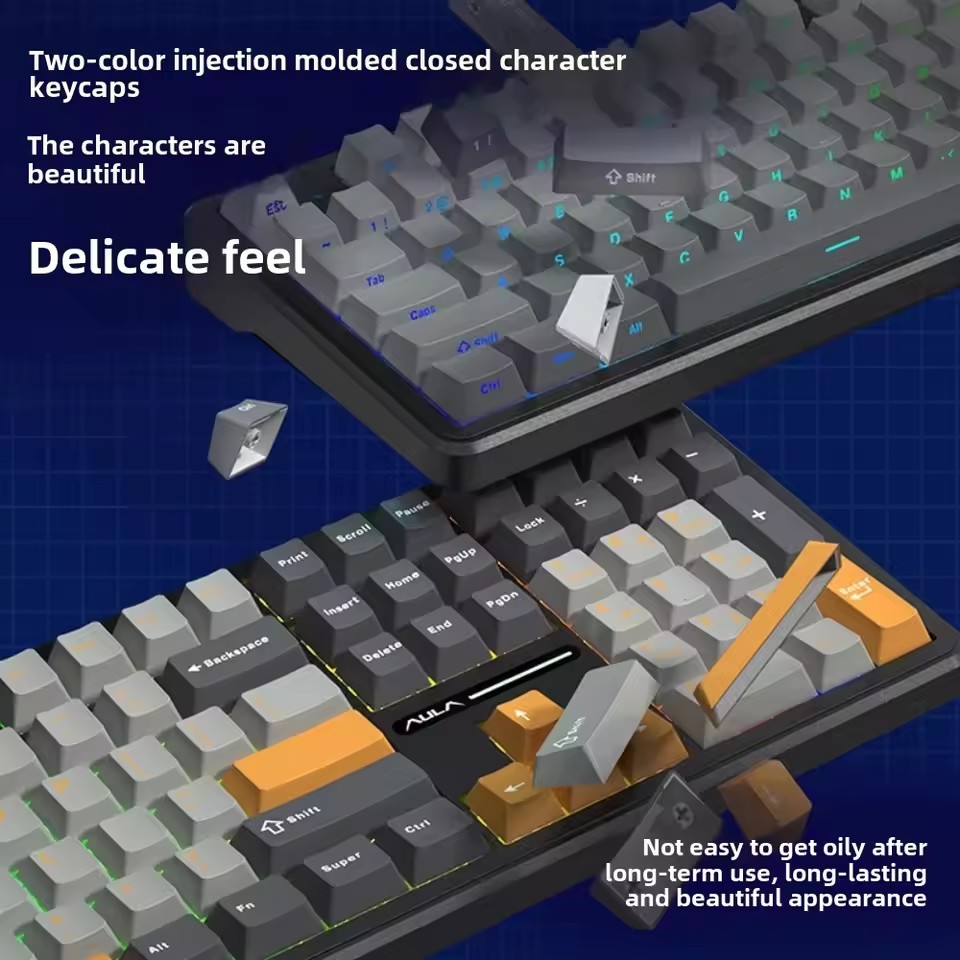 AULA F108 Pro Gaming Mechanica - Gaming Keyboard Thocky recension och pris