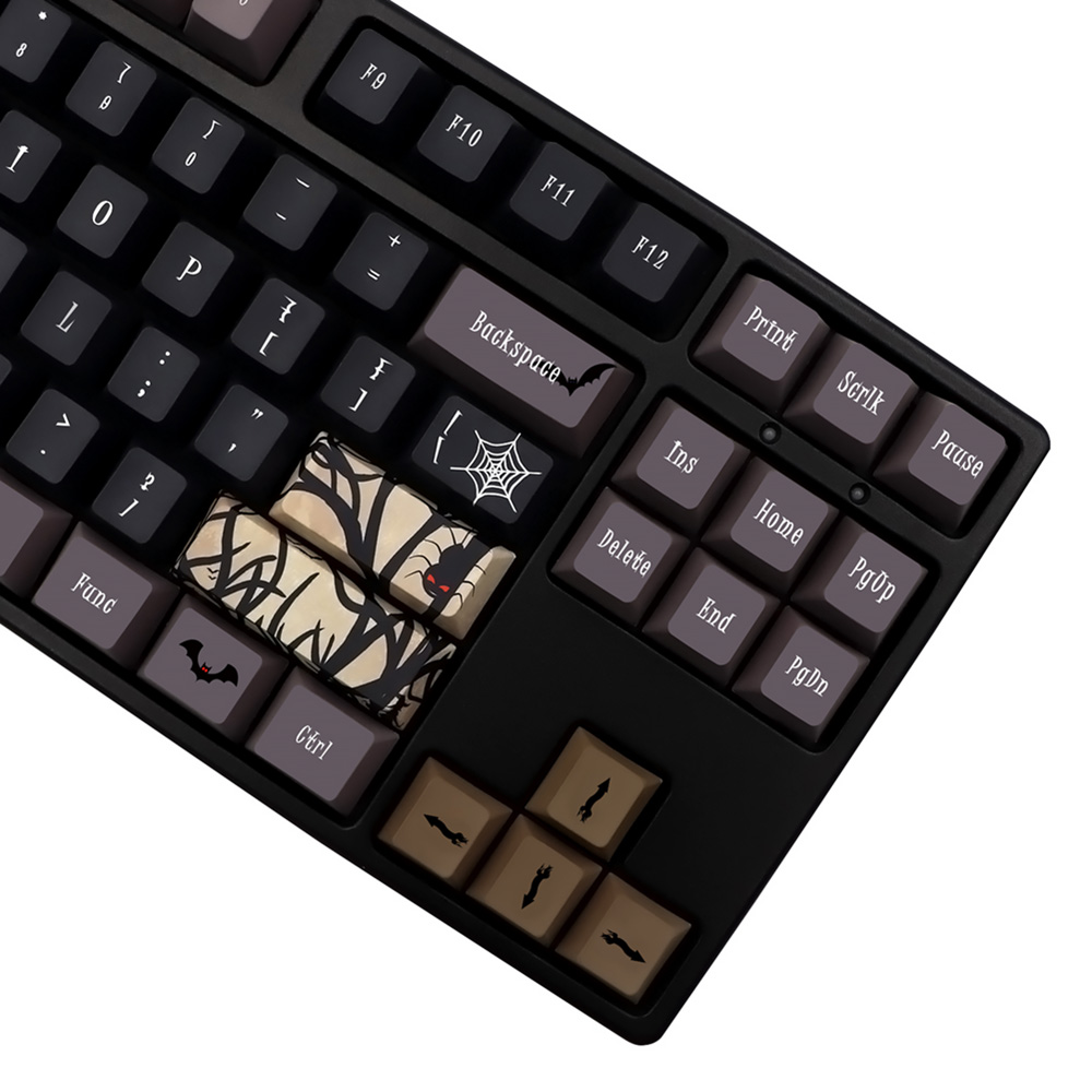 136 Keys Halloween Keycaps Che - Gaming Keyboard Thocky recension och pris