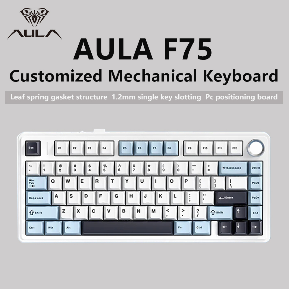 AULA F75 2.4G Wireless/Bluetoo - Keyboard Gaming Mac recension och pris