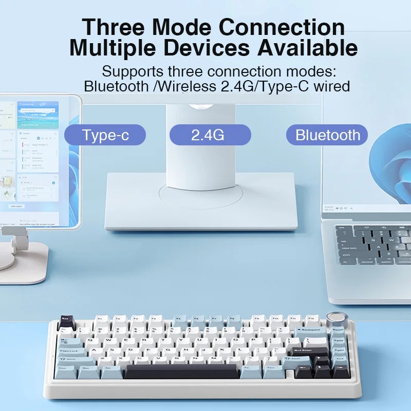 AULA F75 2.4G Wireless/Bluetoo - Keyboard Gaming Mac recension och pris