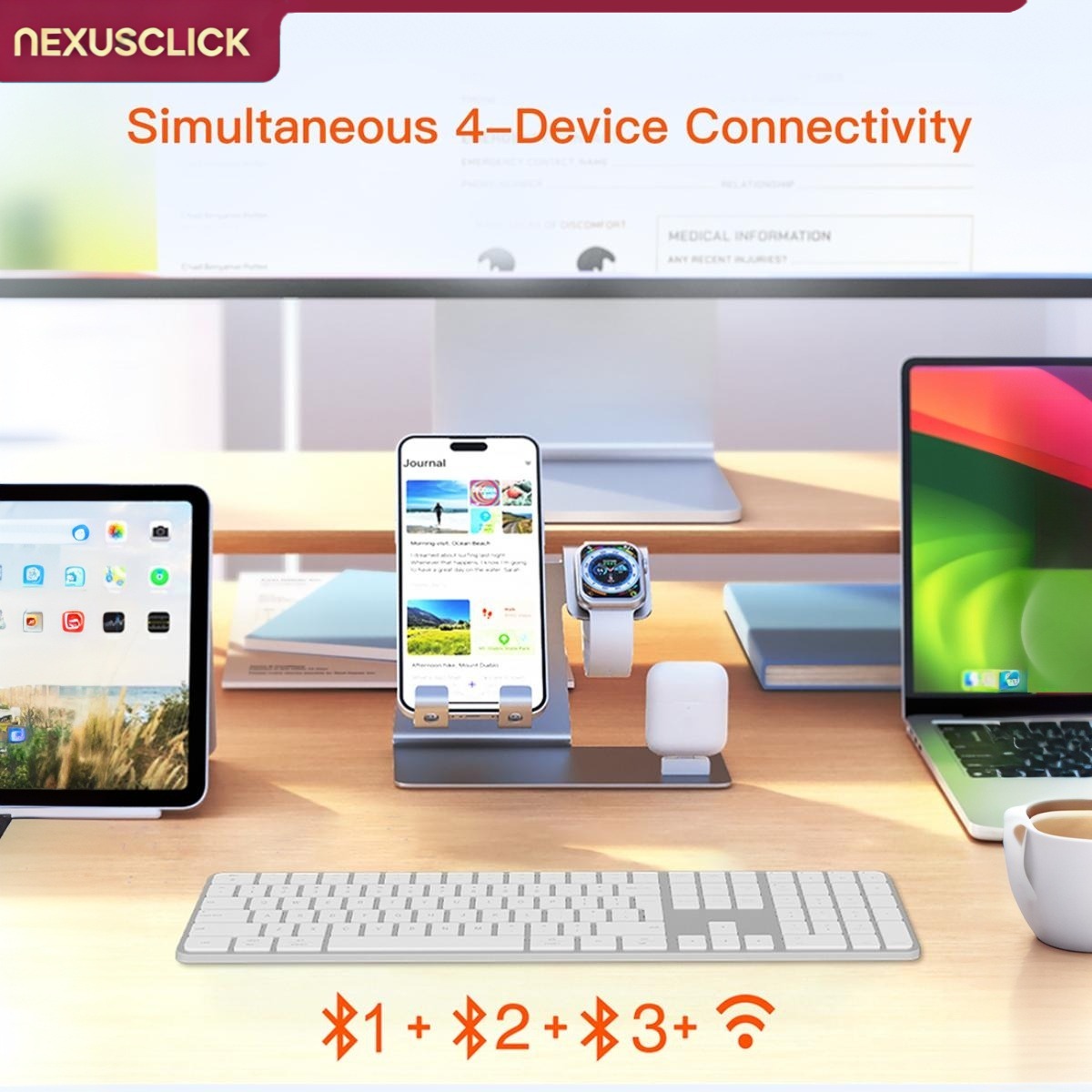 NexusClick 109 Keys Slim Dual  - Keyboard Gaming Mac recension och pris