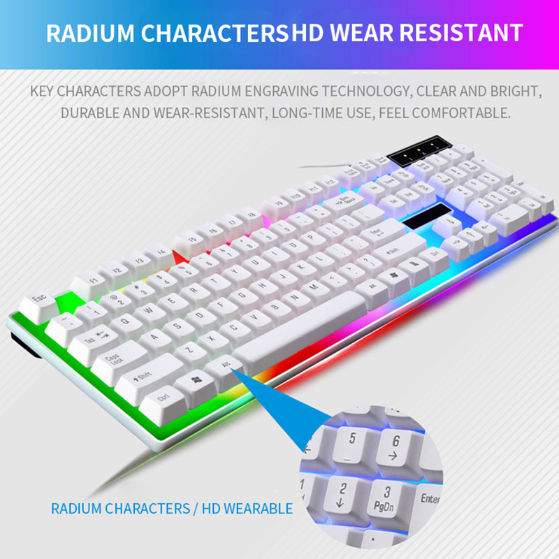 RGB Gaming Keyboard Gamer Keyb - Gaming Keyboard Mouse Combo recension och pris