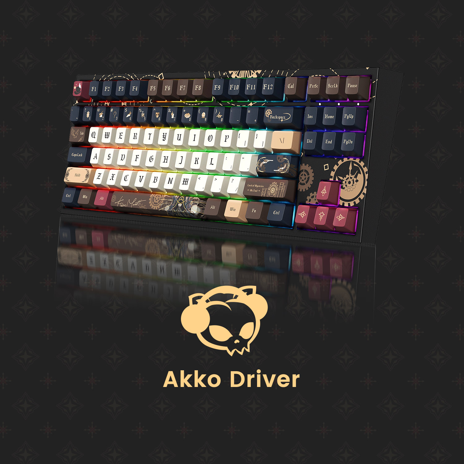 Akko Lord of the Mysteries Wir - Gaming Keyboard Tkl recension och pris