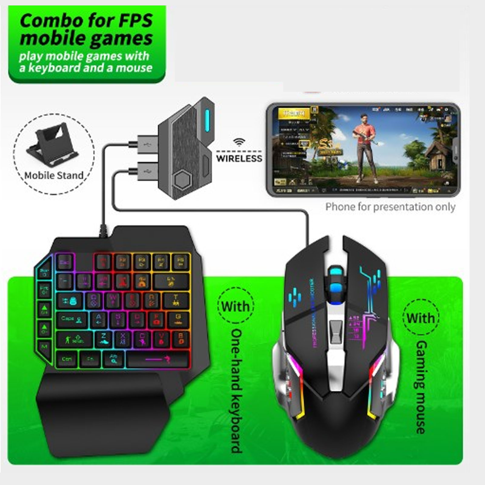 Keyboard Mouse Converter Set R - Gaming Keyboard And Mouse Set recension och pris