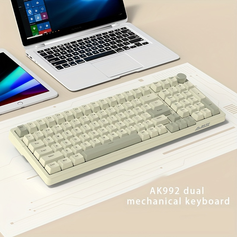 AJAZZ AK992 Retro Wired Mechan - Gaming Keyboard Thocky recension och pris