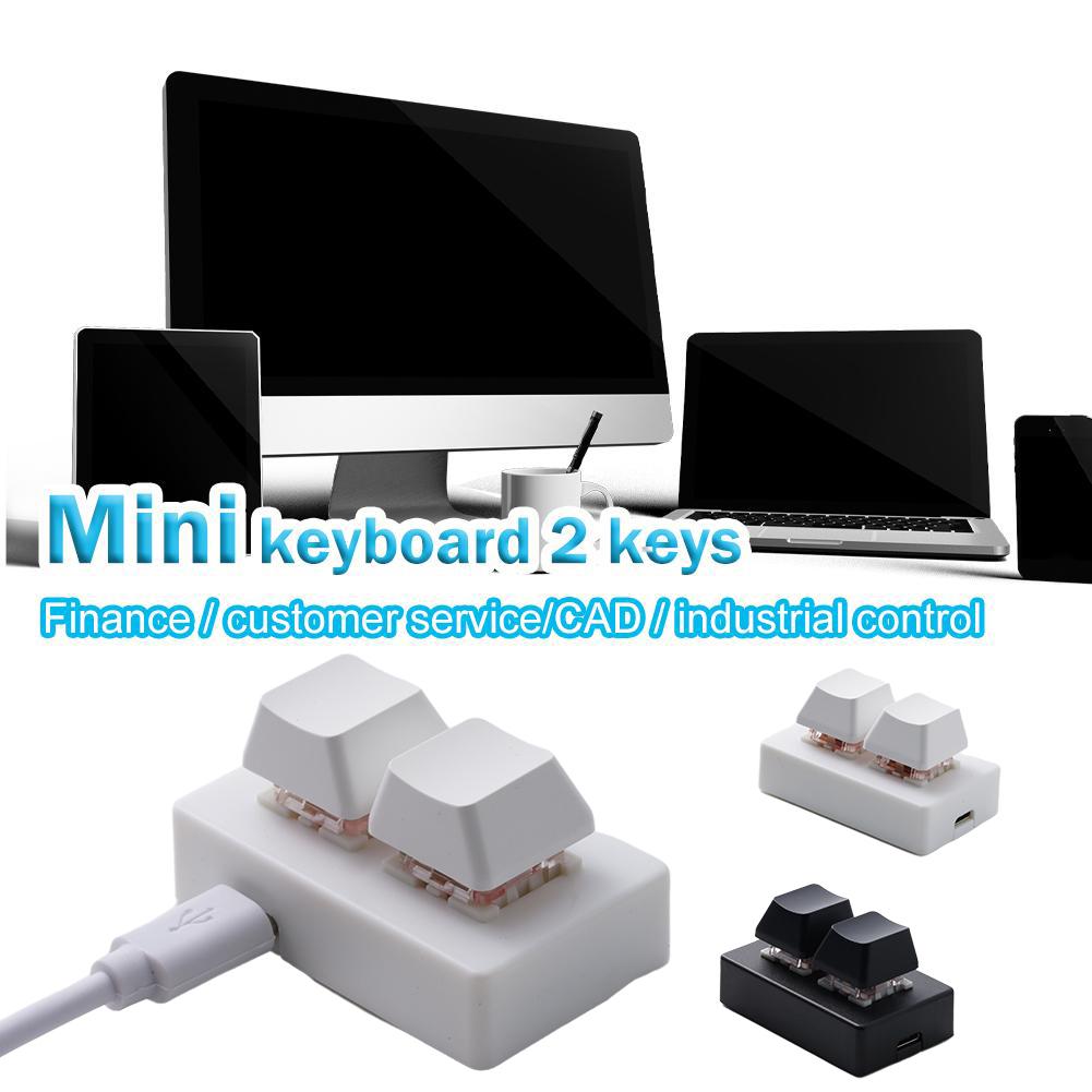 Custom Mini Keyboard 2 Keys OS - Gaming Keyboard Hand recension och pris
