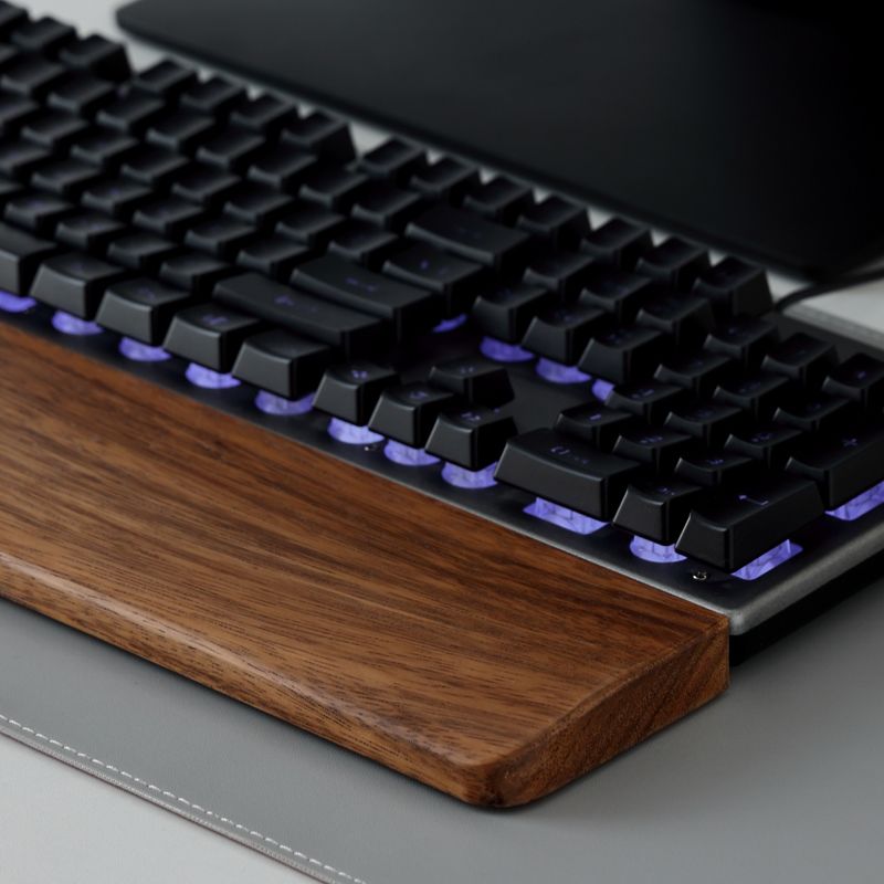 Solid Wood Keyboard Palm Rest  - Gaming Keyboard Mouse Combo recension och pris