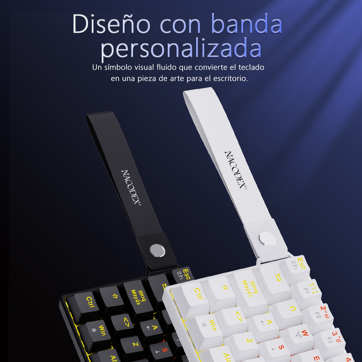 AJAZZ NK61 Spanish Layout Wire - Gaming Keyboard Thocky recension och pris