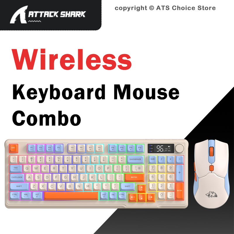 FREEWOLF T96 Wireless Keyboard - Gaming Keyboard Mouse Combo recension och pris