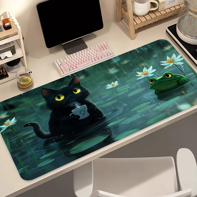Kawaii Black Cat Silicone Soft - Gaming Keyboard Nearby recension och pris