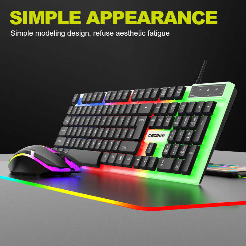 APAYADO LDK9122 Wired Gaming K - Gaming Keyboard Mouse Combo recension och pris