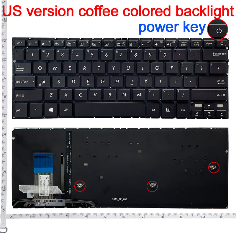 New US laptop Black keyboard f - Gaming Keyboard Backlit recension och pris