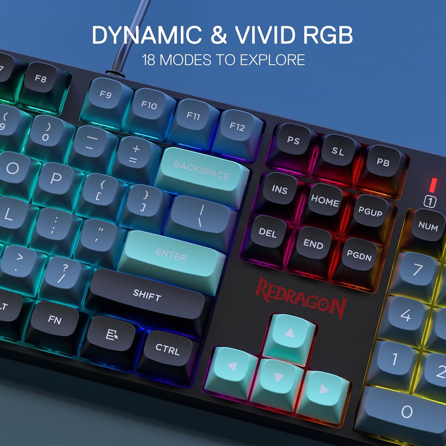 Redragon K582 SE Wired RGB 104 - Gaming Keyboard Thocky recension och pris