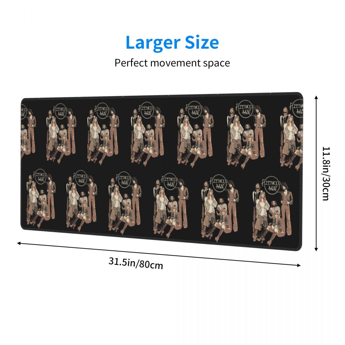 Large Mouse Pad Vintage Fleetw - Keyboard Gaming Mac recension och pris