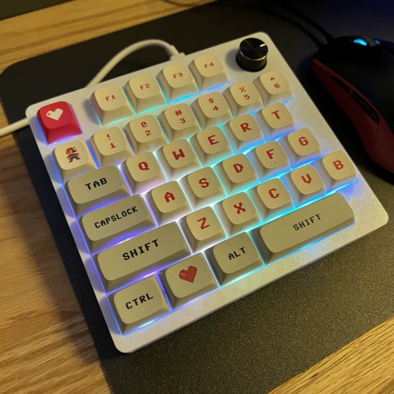 Wired One Handed Gaming Mechan - Gaming Keyboard Hand recension och pris