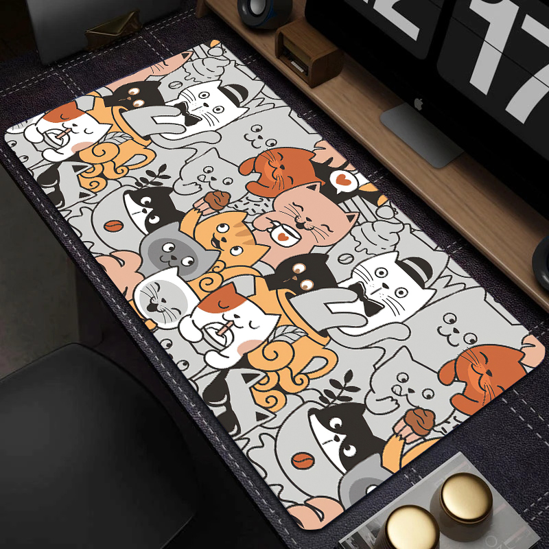 Cute Cat Mouse Pad Gaming Mous - Gaming Keyboard And Mouse Pad recension och pris